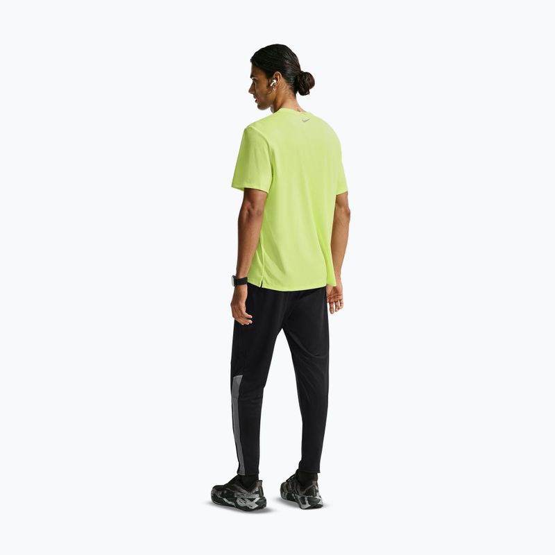 Maglia da corsa da uomo Nike Miler light lemon twist 3