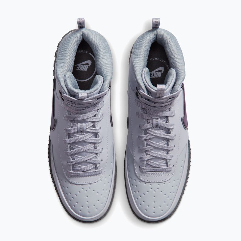 Scarpe da uomo Nike Court Vision Mid SE wolf grey/iron grey/black/mahogany 3