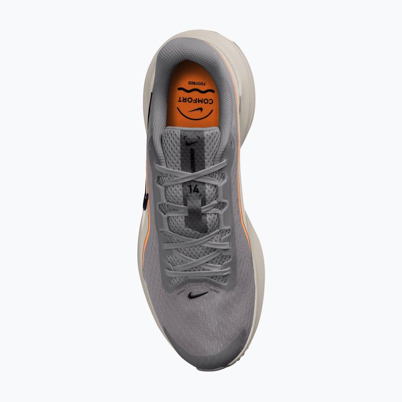 Scarpe da corsa uomo Nike Downshifter 14 medium ash/cream Ii/total orange/black 4