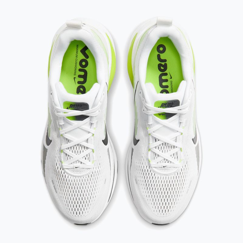 Scarpe da corsa uomo Nike Vomero 18 white/lemon venom/dark grey/black 4