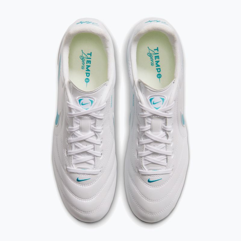 Scarpe da calcio uomo Nike Tiempo Ligera Pro AG white/white/dusty cactus 3