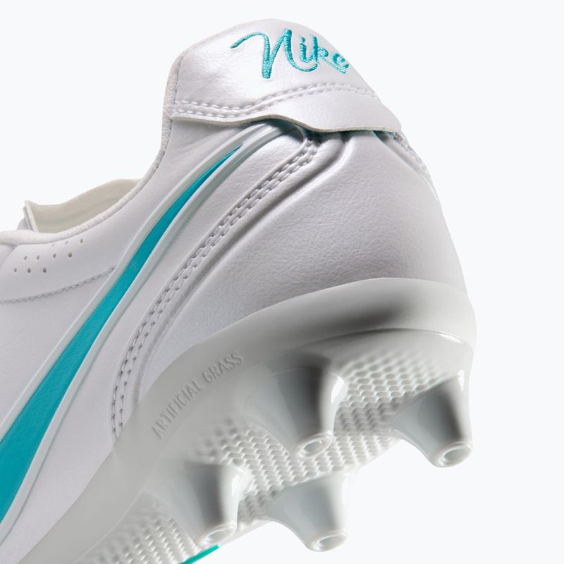 Scarpe da calcio uomo Nike Tiempo Ligera Pro AG white/white/dusty cactus 5