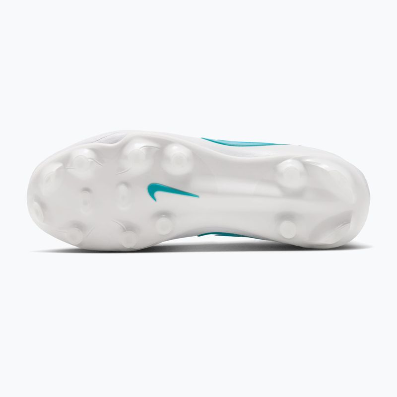Scarpe da calcio bambino Nike Tiempo Maestro Academy Jr FG/MG white/white/dusty cactus 3