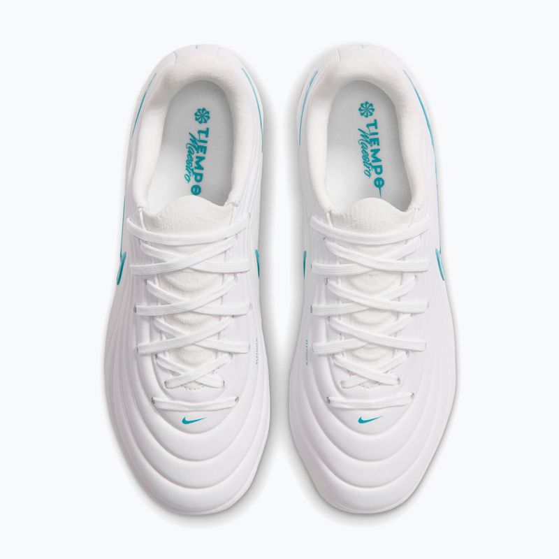 Scarpe da calcio bambino Nike Tiempo Maestro Academy Jr FG/MG white/white/dusty cactus 4
