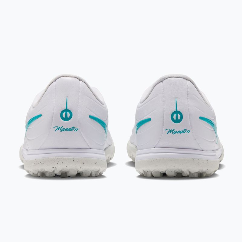 Scarpe da calcio bambino Nike Tiempo Maestro Academy Jr TF white/white/dusty cactus 4