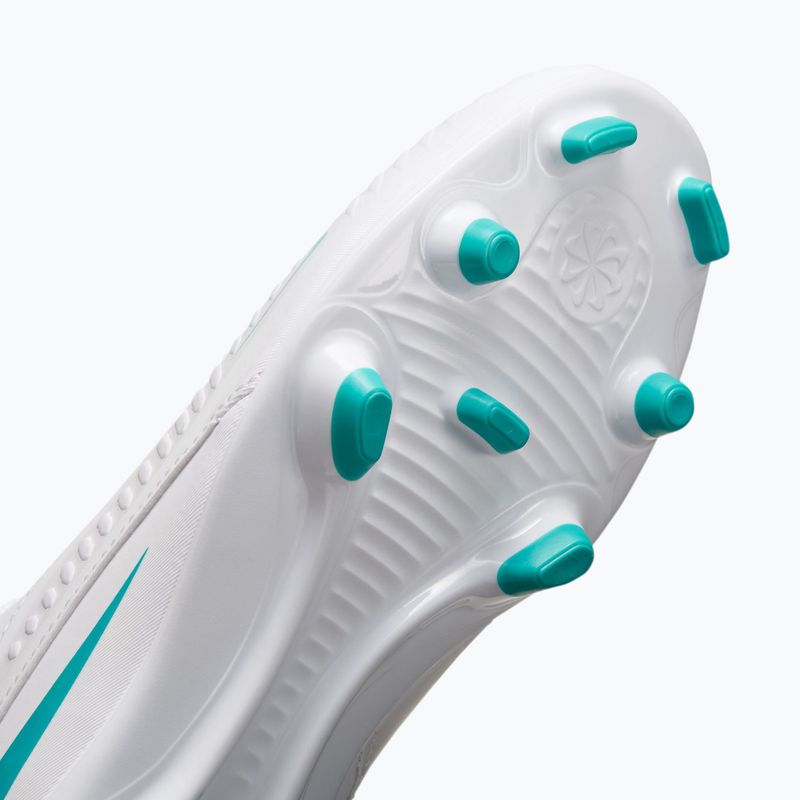 Scarpe da calcio bambino Nike Phantom 6 Low Club Jr MG white/white/dusty cactus 7