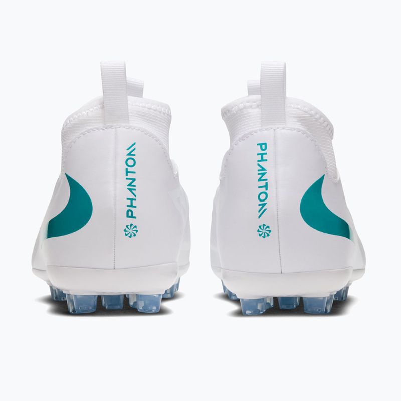 Scarpe da calcio bambino Nike Phantom 6 High Academy AG white/white/dusty cactus 5