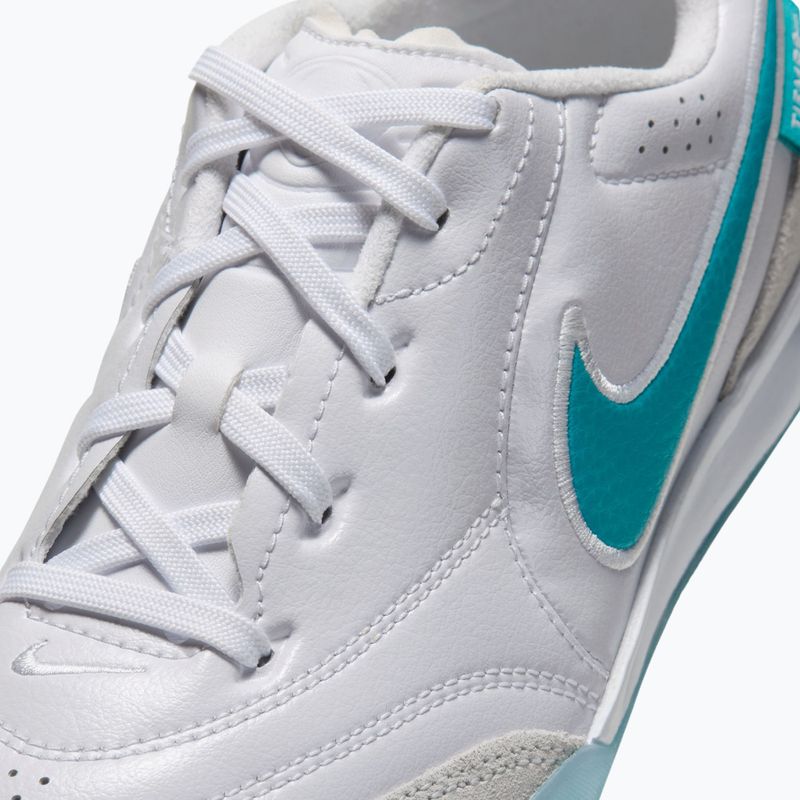 Scarpe da calcio bambino Nike Tiempo Streetgato Jr white/white/dusty cactus 5