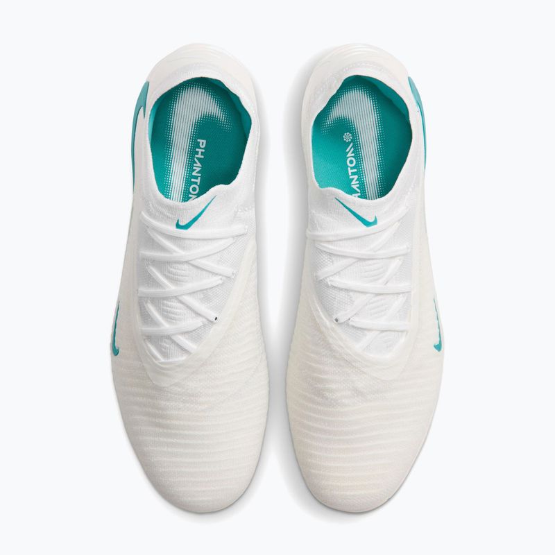 Scarpe da calcio uomo Nike Phantom 6 Low Elite AG-Pro white/white/dusty cactus 3