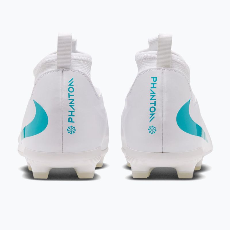 Scarpe da calcio bambino Nike Phantom 6 High Academy Jr FG/MG white/white/dusty cactus 2