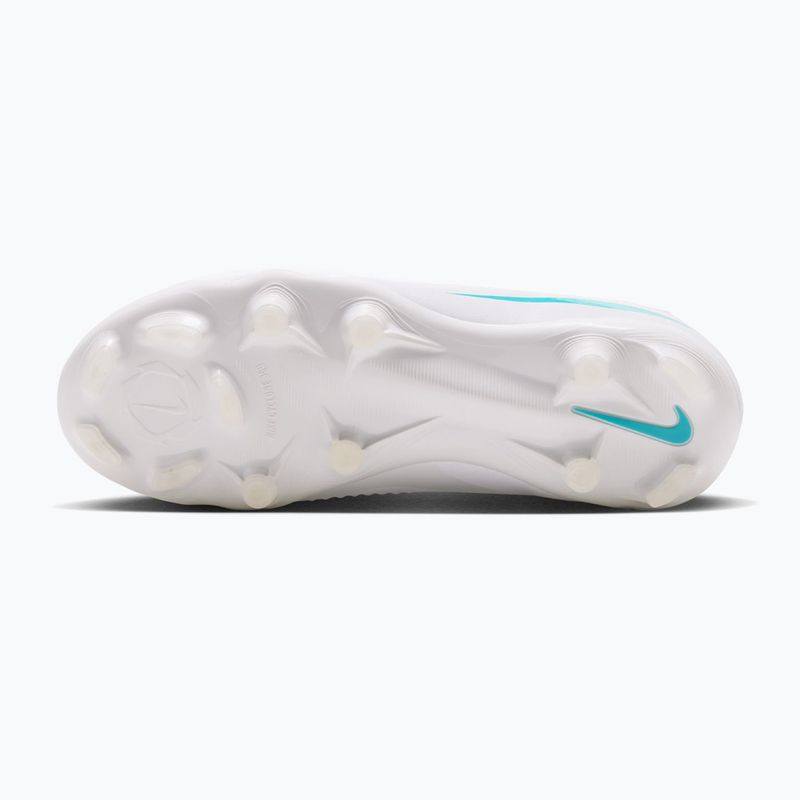 Scarpe da calcio bambino Nike Phantom 6 High Academy Jr FG/MG white/white/dusty cactus 4