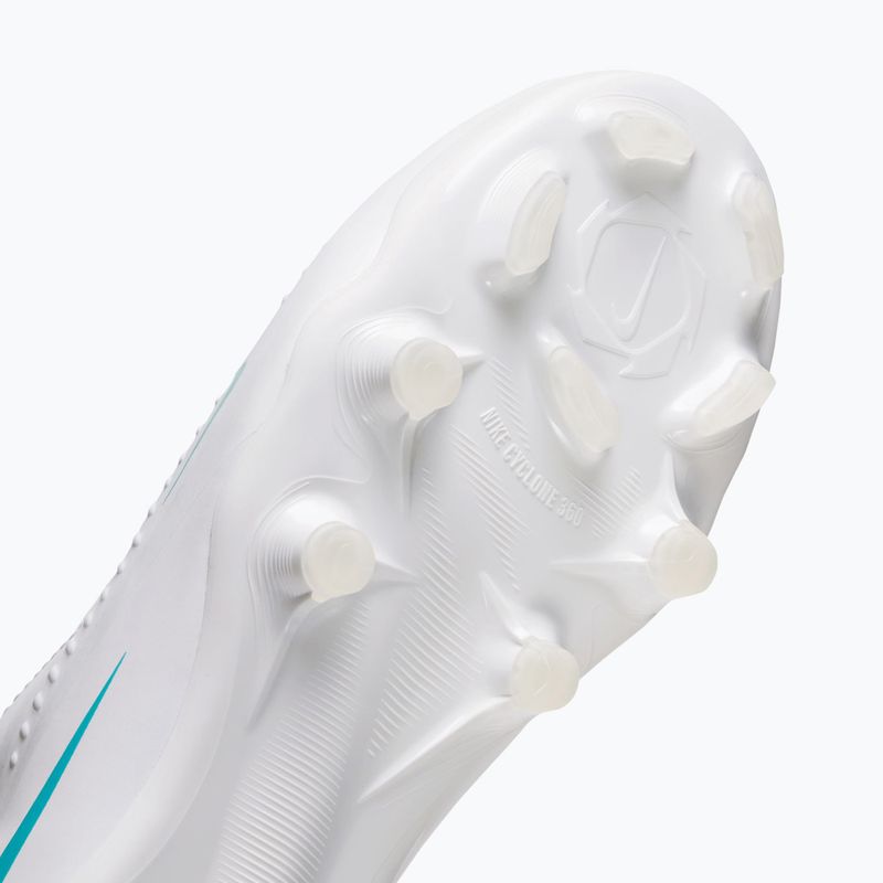 Scarpe da calcio bambino Nike Phantom 6 High Academy Jr FG/MG white/white/dusty cactus 5