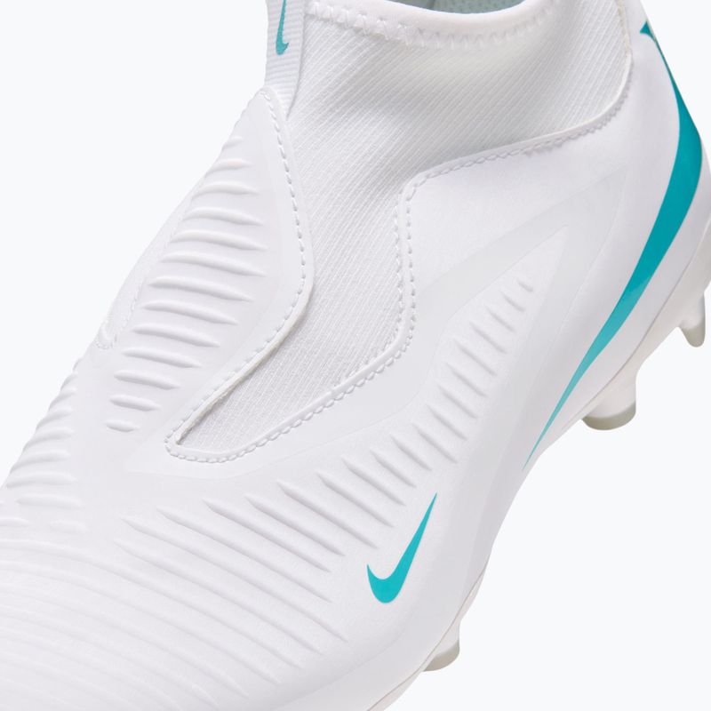 Scarpe da calcio bambino Nike Phantom 6 High Academy Jr FG/MG white/white/dusty cactus 6