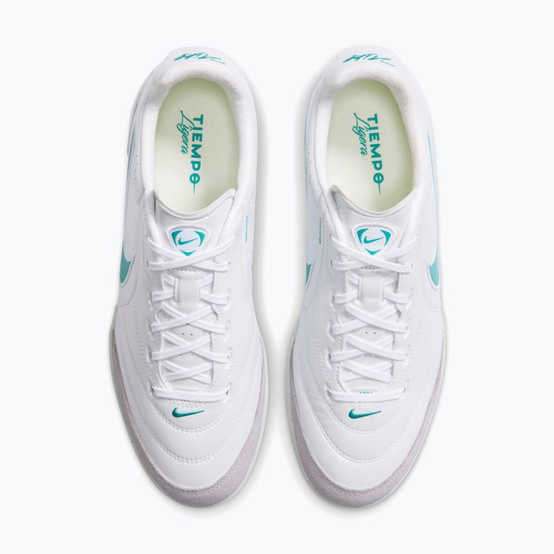 Scarpe da calcio uomo Nike Tiempo Ligera Pro TF white/white/dusty cactus 3