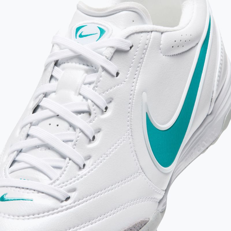 Scarpe da calcio uomo Nike Tiempo Ligera Pro TF white/white/dusty cactus 5