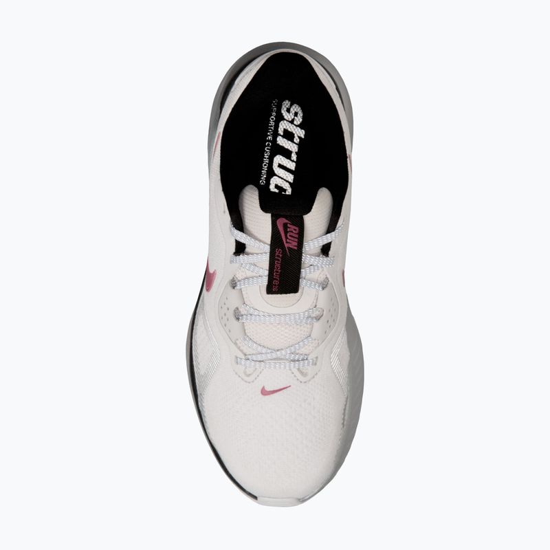 Scarpe da corsa donna Nike Structure 26 vast grey/metallic silver/black 2