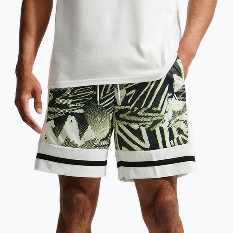 Pantaloncini da basket da uomo Nike Giannis volt/off white/off white