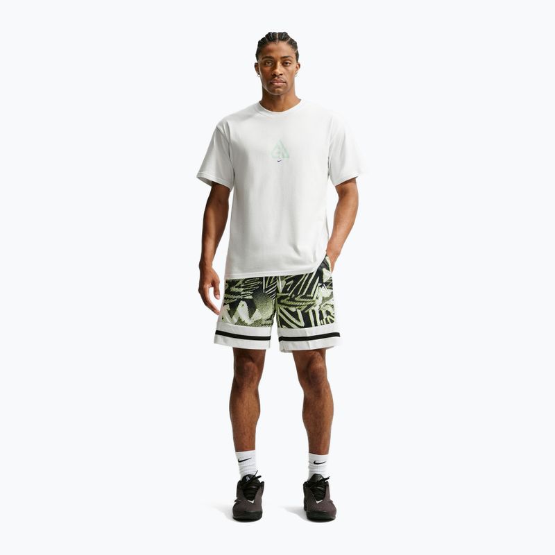 Pantaloncini da basket da uomo Nike Giannis volt/off white/off white 2