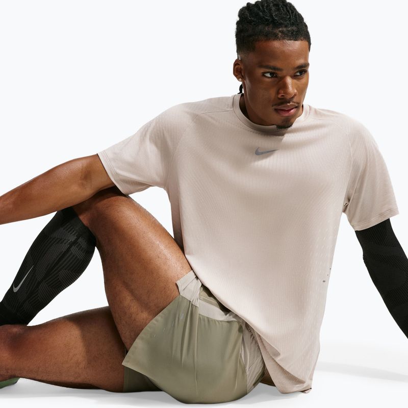 Maglia da corsa da uomo Nike Stride cream Ii/sail 5