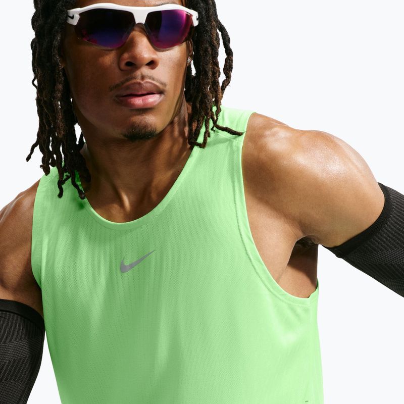Maglia da corsa da uomo Nike Stride volt/light silver 5