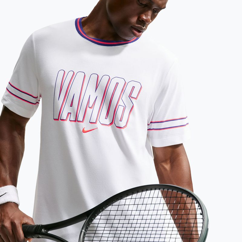 T-shirt da uomo Nike Court Dri-FIT Cotton white 4
