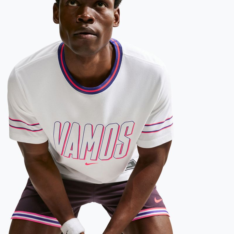 T-shirt da uomo Nike Court Dri-FIT Cotton white 6