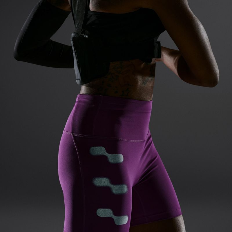 Pantaloncini da corsa da donna Nike Tempo Flash bold berry 7