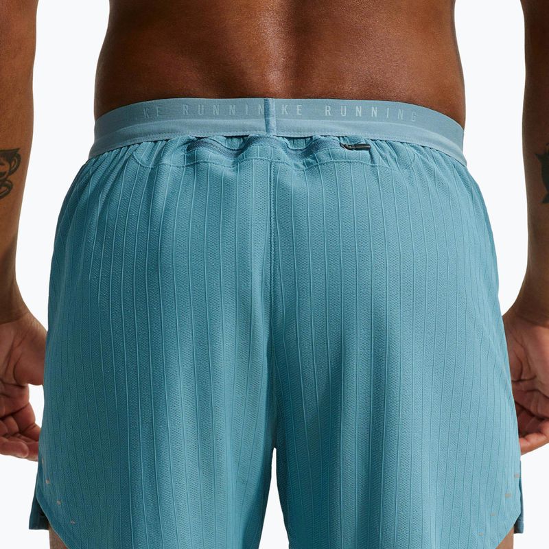 Pantaloncini da corsa da uomo Nike Stride smokey blue 5