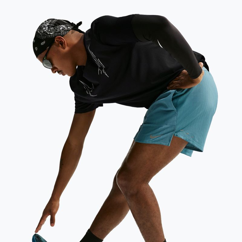 Pantaloncini da corsa da uomo Nike Stride smokey blue 6