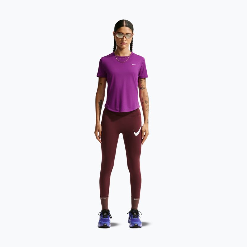 Maglia da running da donna Nike Tempo SS bold berry 2