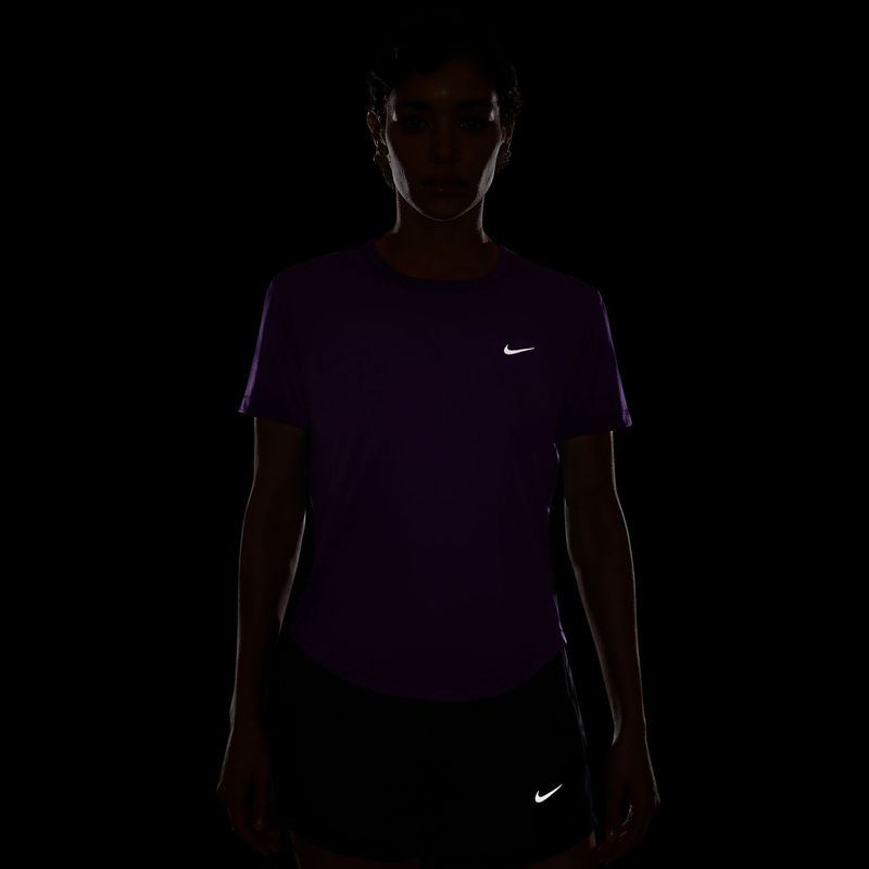 Maglia da running da donna Nike Tempo SS bold berry 7