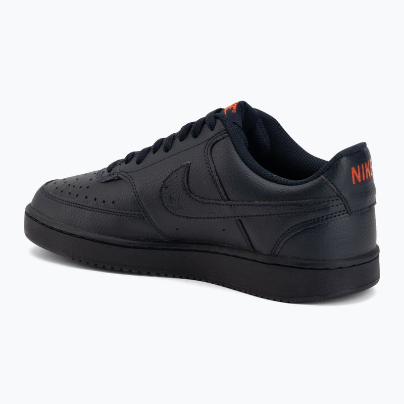 Scarpe da uomo Nike Court Vision Low Next Nature dark obsidian/picante red/dark obsidian 3