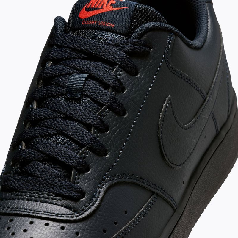 Scarpe da uomo Nike Court Vision Low Next Nature dark obsidian/picante red/dark obsidian 3