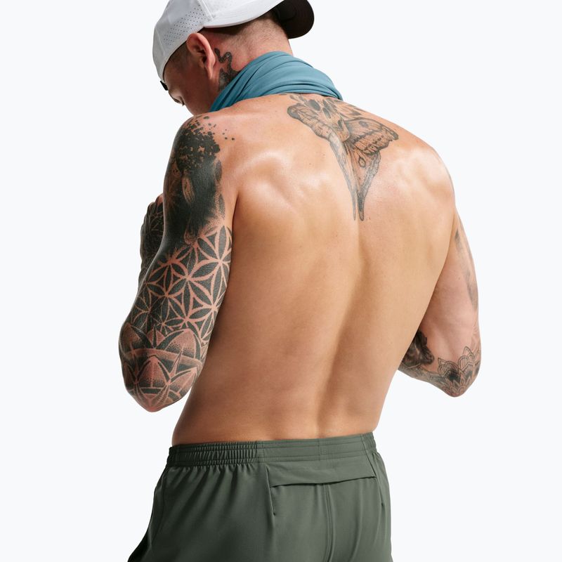 Pantaloni da running da uomo Nike Miler Dri-Fit Woven camo green/mineral slate 5