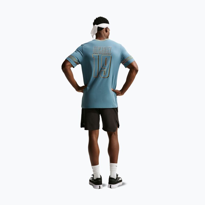 T-shirt da uomo Nike Court Dri-FIT Cotton smokey blue 3