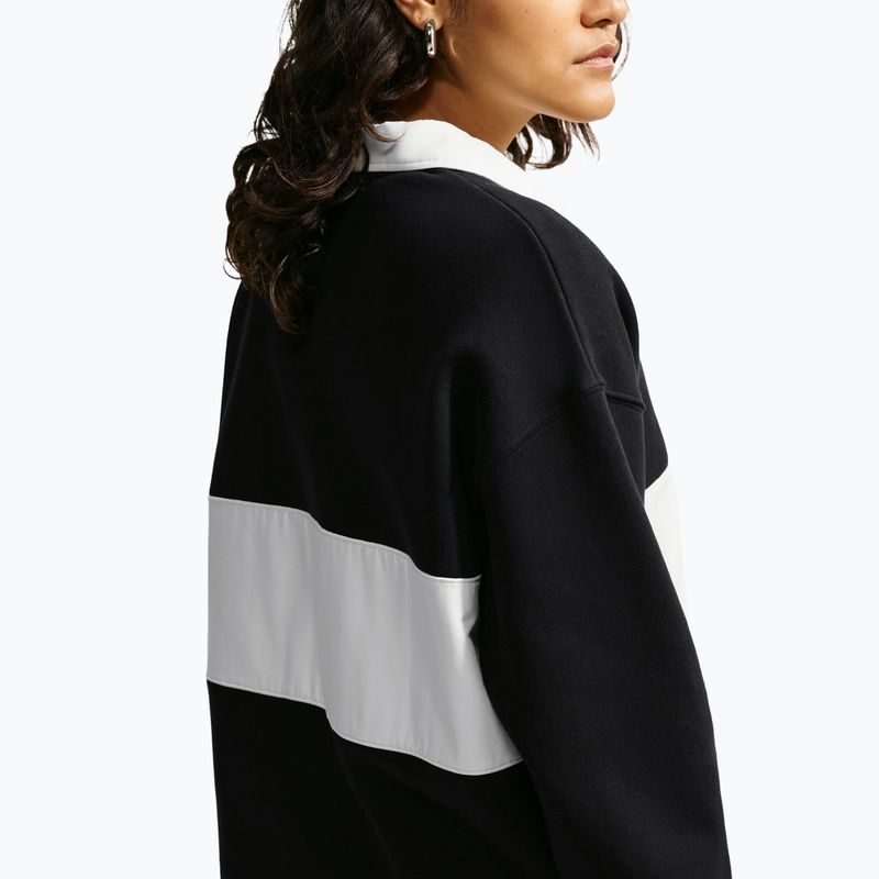 Felpa donna Nike Studio Fleece Medium Weight total black/sail/sail 6