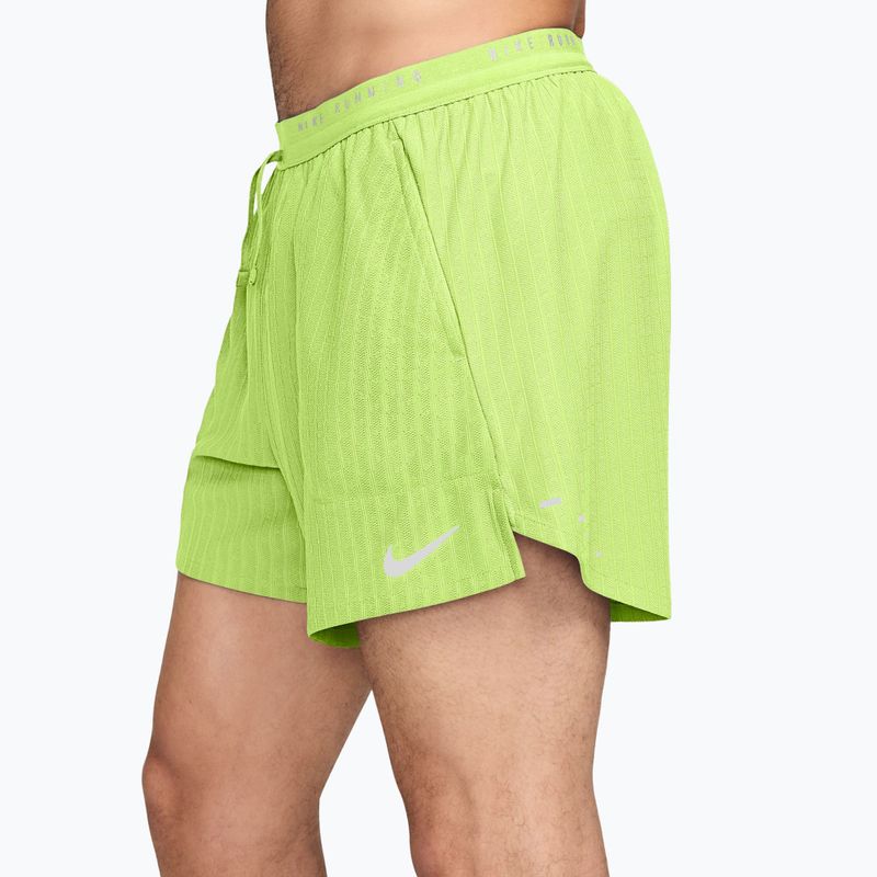 Pantaloncini da corsa da uomo Nike Stride light lemon twist 3