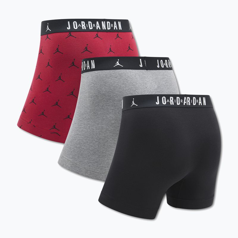 Bokserki męskie  Nike Jordan JHM Flight Cotton Essential 3 pary gym red 2
