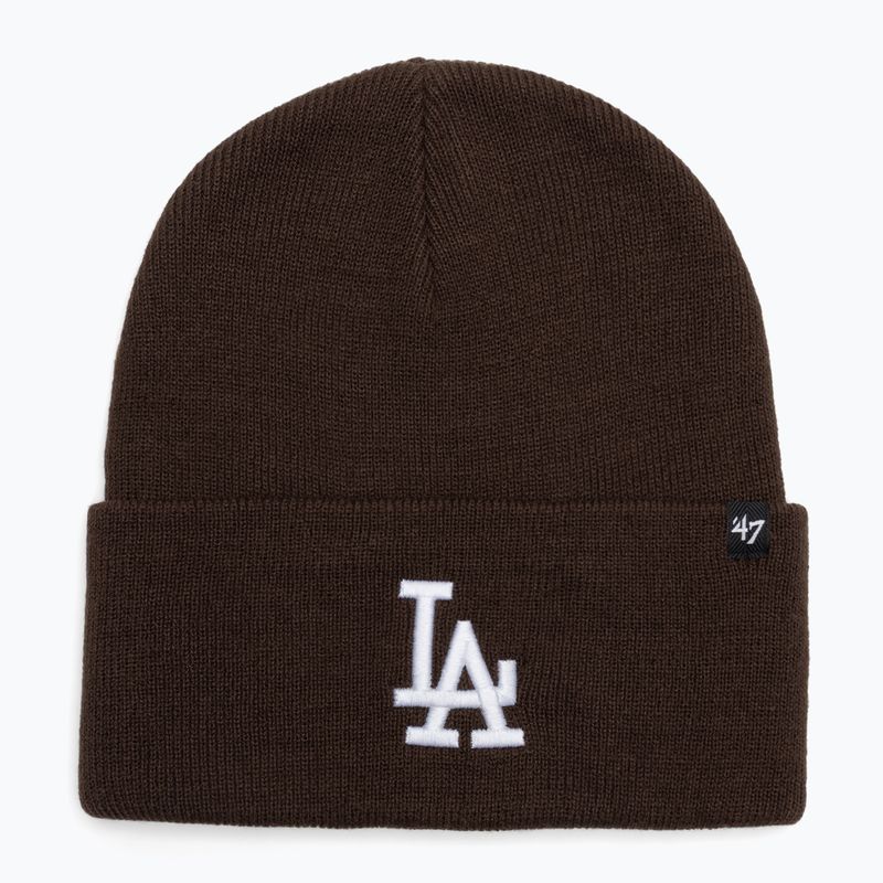 47 Brand MLB Los Angeles Dodgers Sox Haymaker berretto invernale marrone
