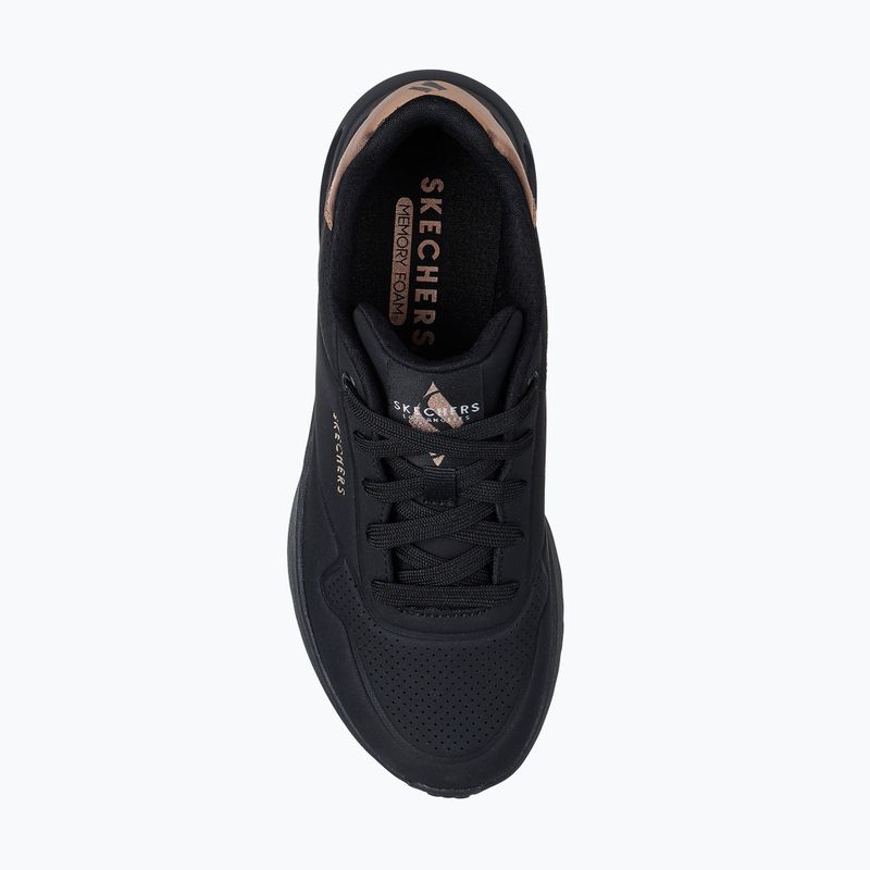Scarpe da donna Skechers Uno Lite Shimmer Along nere 5