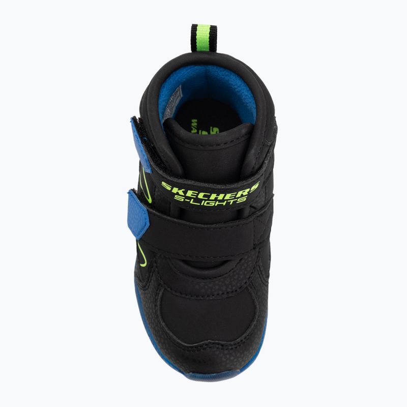 Scarpe da bambino SKECHERS Illumi-Brights Splash Beams nero/blu/lime 5