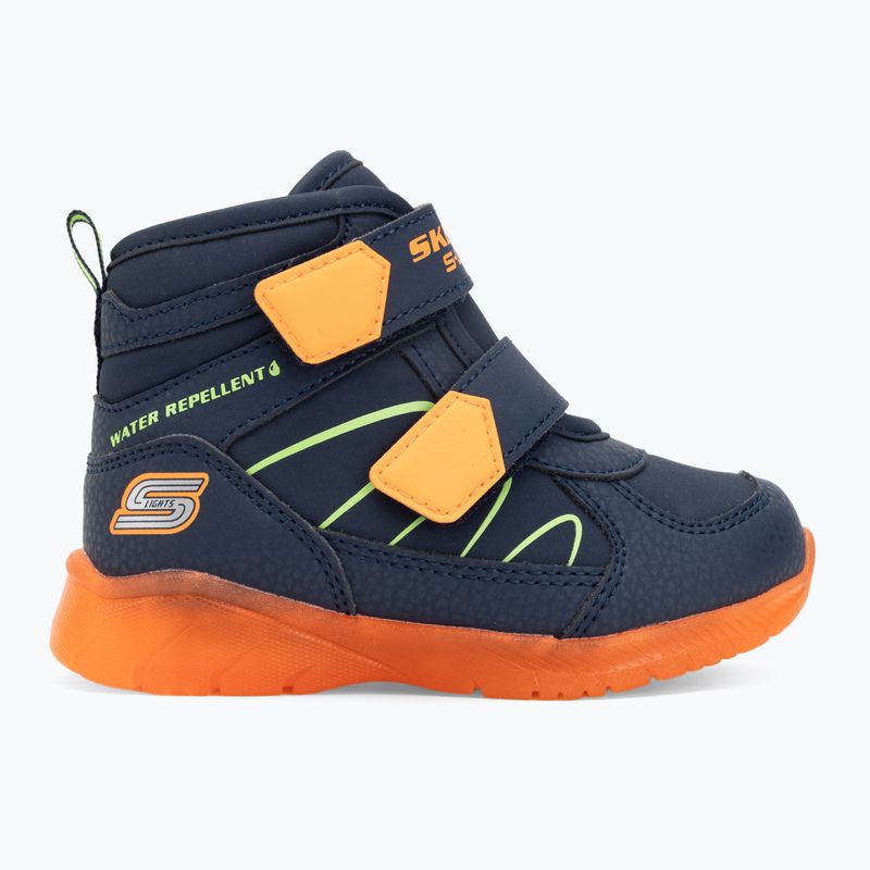 Scarpe bambini SKECHERS Illumi-Brights Splash Beams navy/arancione 2