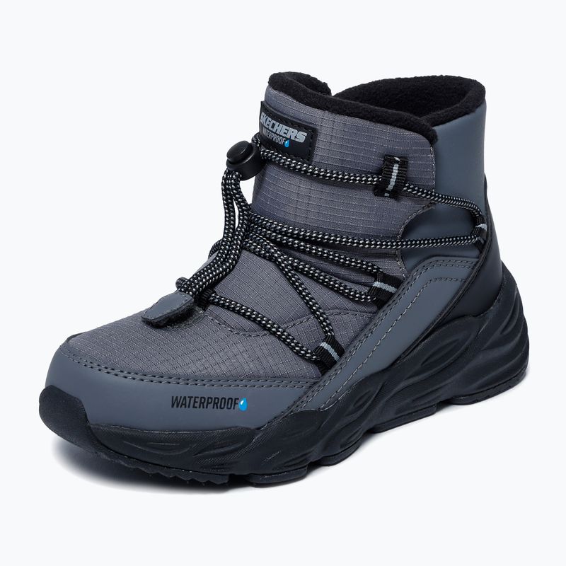 Scarponi invernali bambino SKECHERS Turbo Tread Storm Glider gray 4