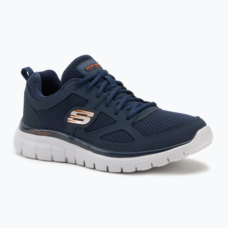 SKECHERS Burns Agoura, scarpe da uomo blu/arancione