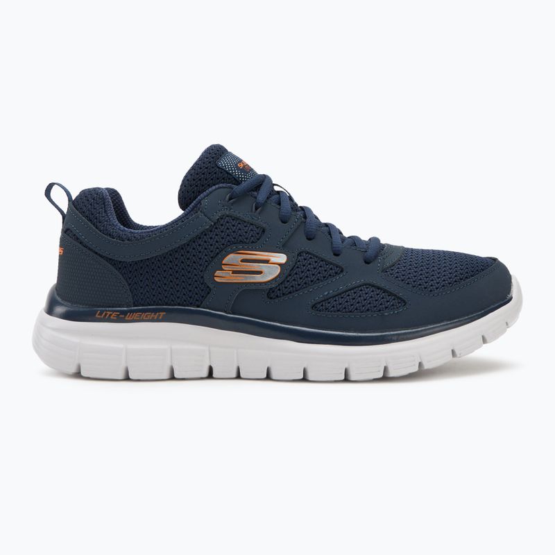 SKECHERS Burns Agoura, scarpe da uomo blu/arancione 2