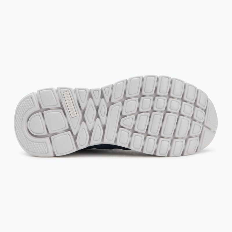 SKECHERS Burns Agoura, scarpe da uomo blu/arancione 4