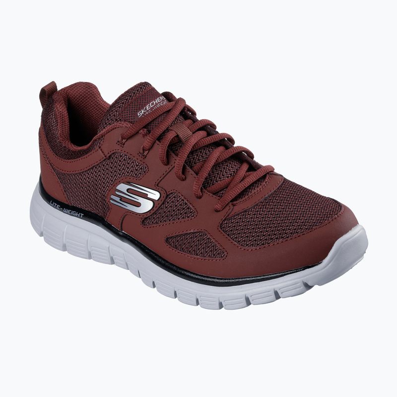 SKECHERS Burns Agoura scarpe da uomo bordeaux