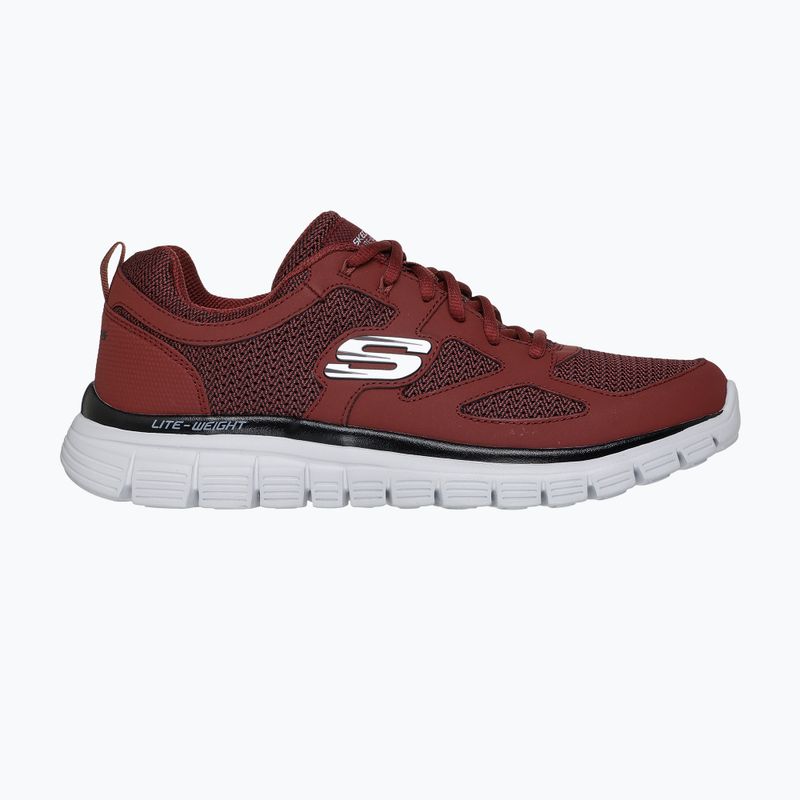 SKECHERS Burns Agoura scarpe da uomo bordeaux 2