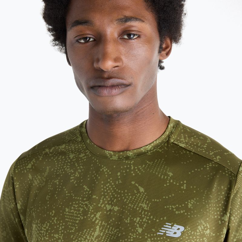 T-shirt da uomo New Balance Essentials Printed T-Shirt wakame/sport green 4