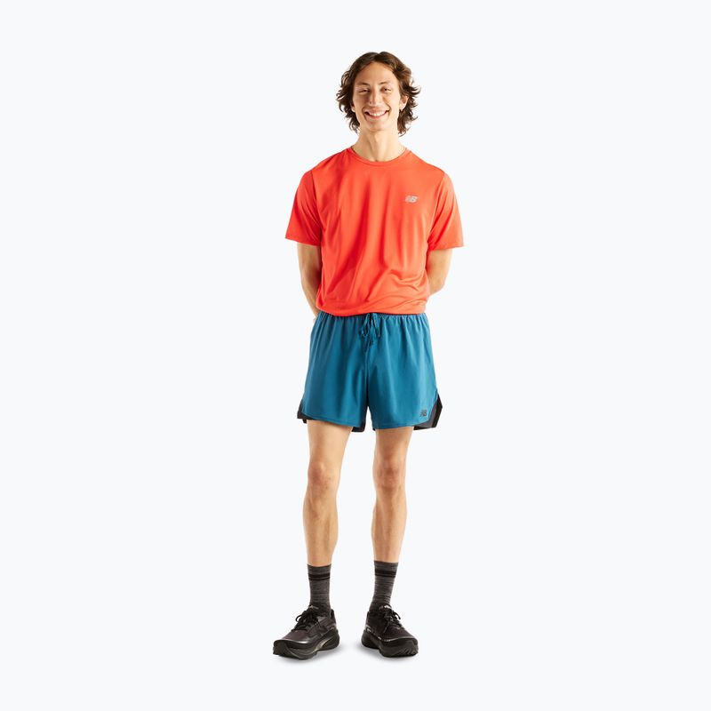 Pantaloncini da corsa da uomo New Balance Run Essentials 5" Short streamsong 2